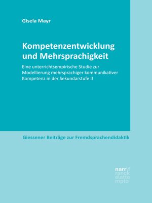 cover image of Kompetenzentwicklung und Mehrsprachigkeit